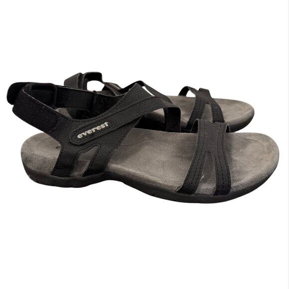 Everest Hiking Sandal Size 6 Dark Gray Outdoors Hiking Gorpcore - Picture 1 of 6
